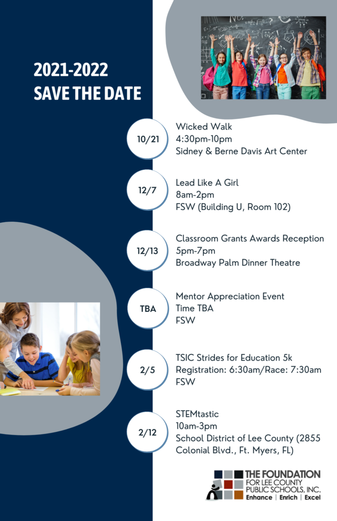 Event Calendar - Foundation for Lee County Public Schools Event Calendar - Foundation for Lee County Public Schools